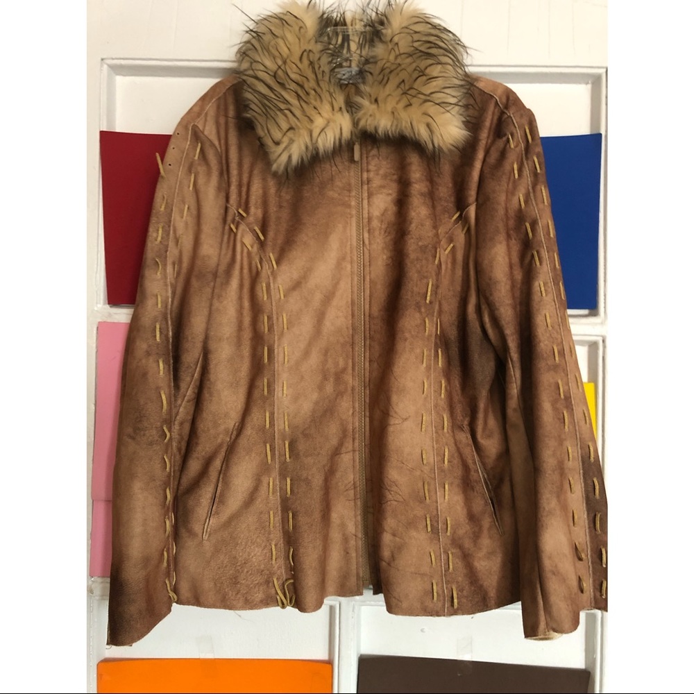 Bohemian Faux Collar Jacket